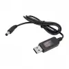 Powermaster 5v-12v Usb To Dc 5.5*2.5mm Kablo (12 Volt 1 Amper)