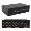 Powermaster Av-104 4 Port Av Cvbs Rca Video Audio Splitter Çoğaltıcı Dağıtıcı