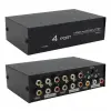 Powermaster Av-104 4 Port Av Cvbs Rca Video Audio Splitter Çoğaltıcı Dağıtıcı