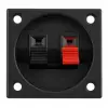 Powermaster Ic-249a İkili Kare Hoparlör Terminali Soketi Yaylı Tip 2li 55x55mm