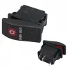 Powermaster Kabin Sembollü Işıklı 3 Pinli On-off 12-24v Marin Switch
