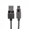 Powermaster Metal Yaylı 3 Amper Micro Usb Şarj Ve Data Kablosu
