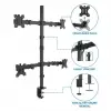 Powermaster Pm-054 13-27 Dörtlü (Quad) Mekanik Lcd-led Gaming Monitör Tutucu Masa Stand Askı Aparatı