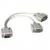 Powermaster Pm-1557 1x Vga Erkek To 2x Vga Dişi 30 Cm Çevirici Kablo