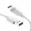 Powermaster Pm-18299 Beyaz 5a Hızlı Şarj Destekli Usb Type-c Şarj Ve Data Kablosu (1 Metre)
