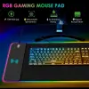 Powermaster Pm-25115 Xl Rgb Gaming Mouse Pad Wireless Telefon Şarj Destekli 14 Modlu
