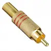 Powermaster Pm-26484 Tos Rca Fiş Metal Gold Erkek Konnektör