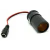 Powermaster Pm-28526 Dc 5.5x2.5mm Dişi - Oto Çakmak Soketi Çevirici Adaptör Kablosu