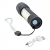 Powermaster Pm-4525 Metal Flashlight Power Ledli Şarjlı El Feneri