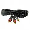 Powermaster Pm-648 2 Rca Erkek + 3.5 Mm Stereo Erkek 3 Metre Kablo