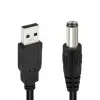 Powermaster Usb Erkek 5.5*2.5 Mm Uçlu Adaptör Jacklı 1 Metre Kablo