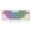 Redragon K617 Fızz Rgb Red Swıtch Mekanik Oyuncu Klavyesi Gri/beyaz