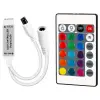 Rewel RGB Kontrol Cihazı 5-12-24 Volt 3x2 Amper Mini 24 Tuşlu Led
