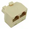 Rj 45 1 Erkek / 2 Dişi Çevirici 8p8c