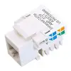Rj 45 Keystone Jack Şase Cat5E-8P8C