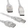 S-link Usb 2.0 Şeffaf 10 Metre Usb Uzatma Kablosu