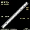 Sanyo Nordmende Tv LED BAR 42 inç 3 Lu Takım 3 X 77,6 CM 9 Mercek 284553 - R13