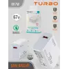 Tonex B67W Cep Telefonu USB-A Max Turbo Hızlı Şarj Aleti Başlık 67W