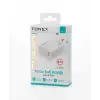 Tonex B67W Cep Telefonu USB-A Max Turbo Hızlı Şarj Aleti Başlık 67W