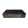 Uranıum Poe-8002-96w 8 Port 10/100 + 2 Port 10/100 Rj45 Uplınk Watch-dog Poe Swıtch (realtek Chıpset