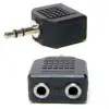 3.5 MM STEREO ERKEK/3.5 MM 2 DİŞİ ÇEVİRİCİ JACK