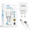 Weko Wk-21435 M7 2.1 Amper Telefon Şarj Adaptörü + Type-c Kablo