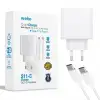 Weko Wk-21440 S11-c 25 Watt Telefon Şarj Başlık Adaptörü + Type-c To Type-c Kablo