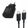 Weko Wk-27877 Note10 Siyah 25 Watt Şarj Başlık Adaptörü + Type-c To Type-c Kablo