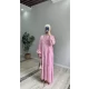 Desenli Viskon Elbise