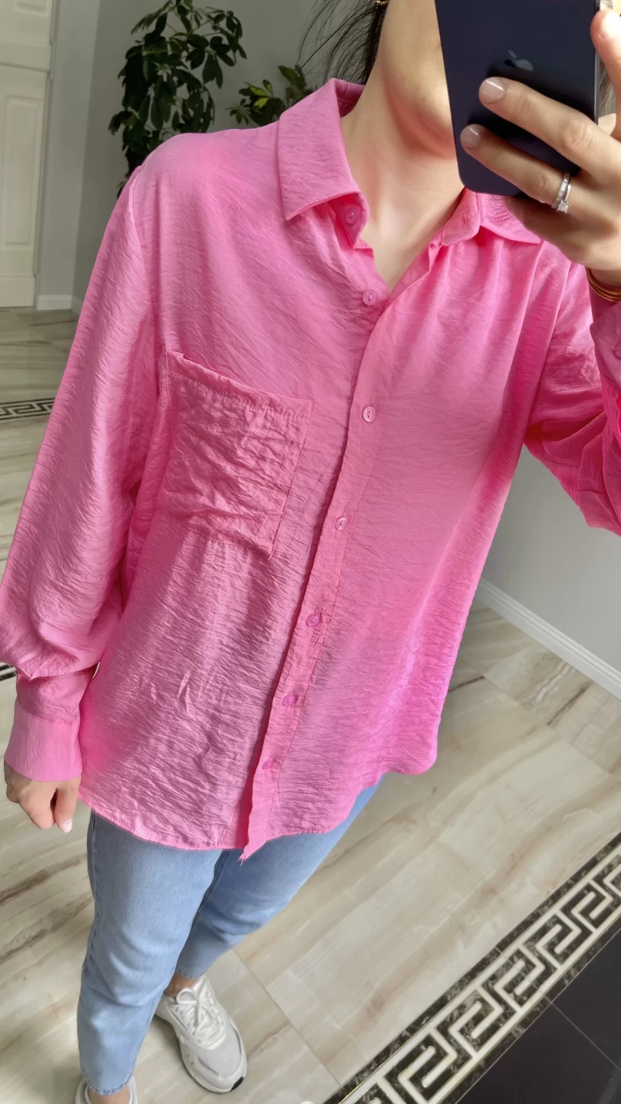 Oversize Tiril Gömlek