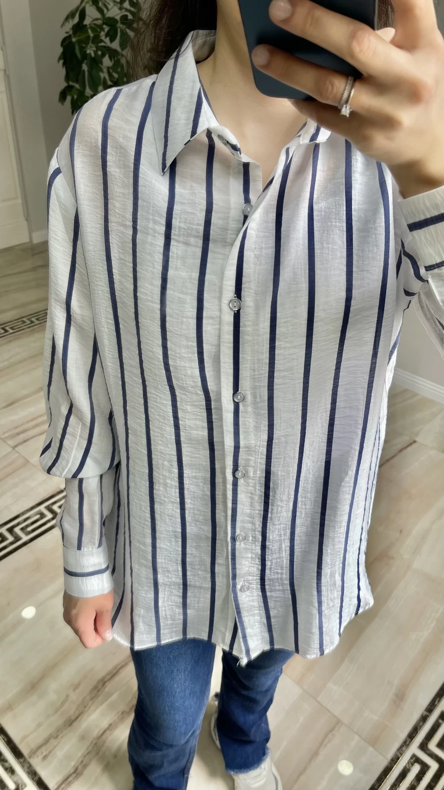 Oversize Tiril Gömlek