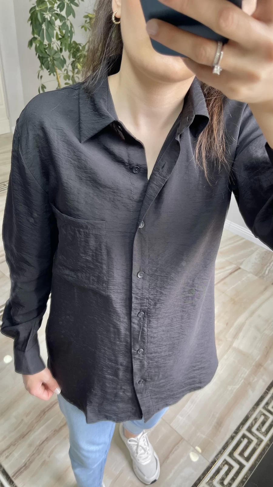 Oversize Tiril Gömlek