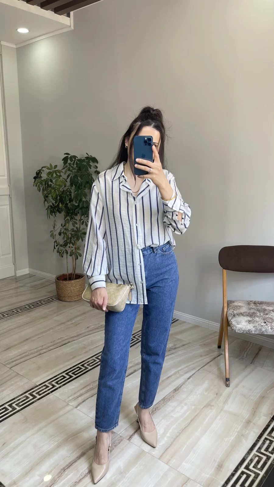 Oversize Tiril Gömlek