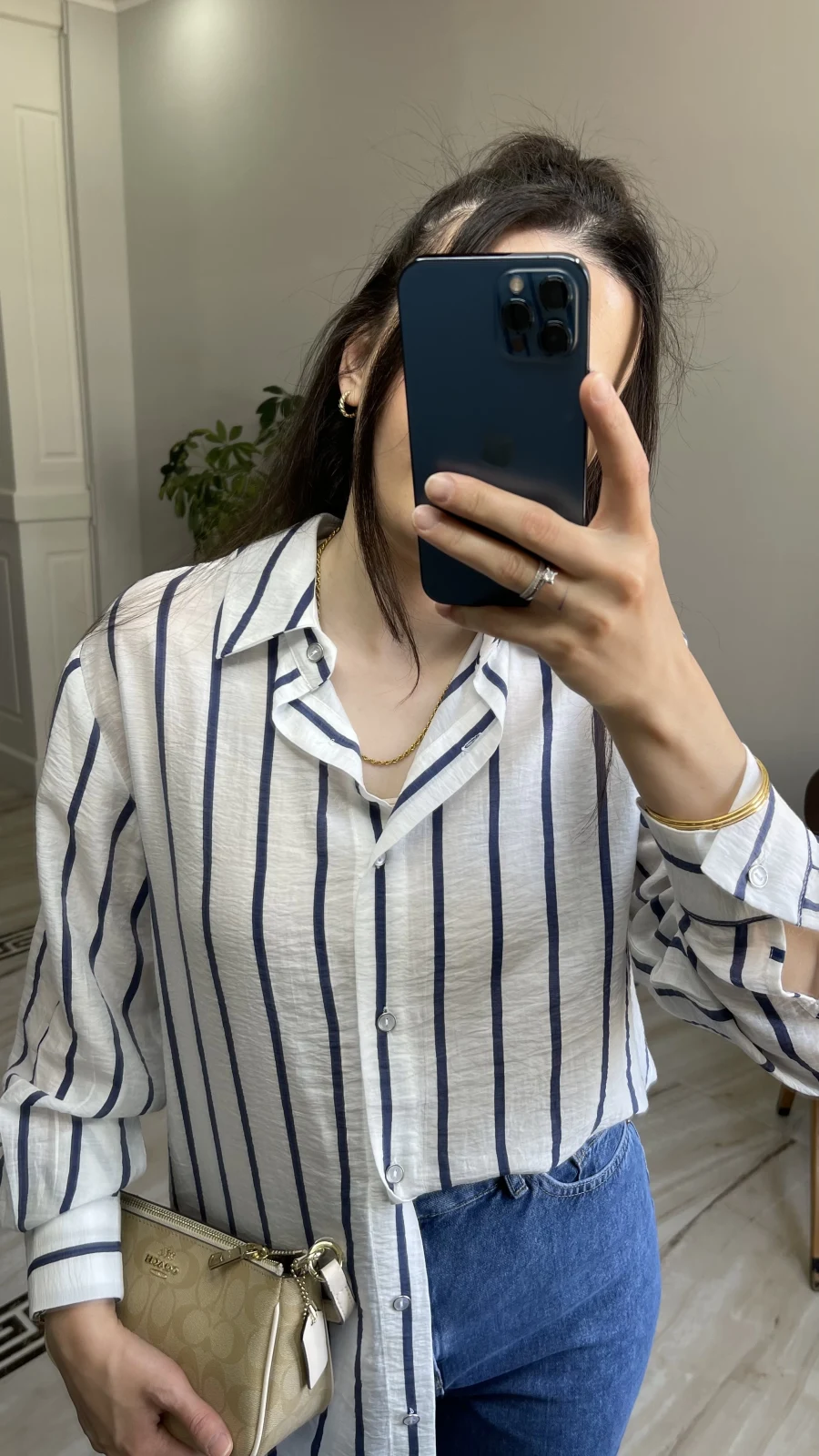 Oversize Tiril Gömlek