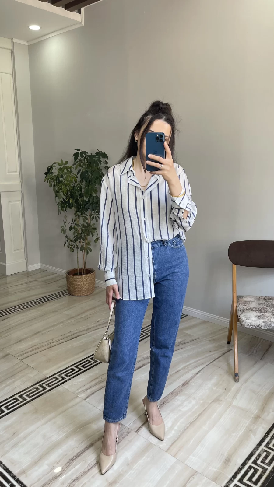Oversize Tiril Gömlek