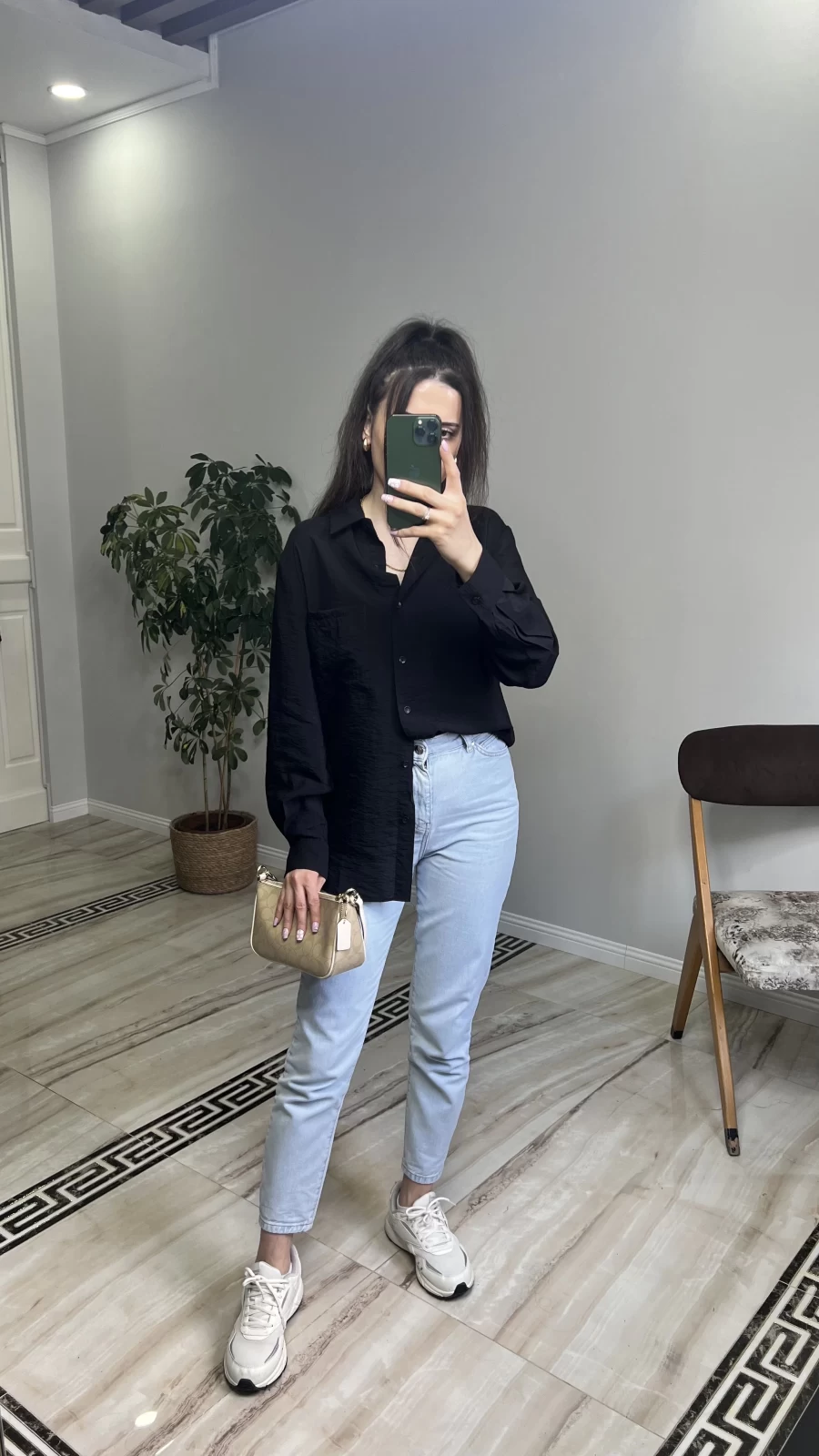 Oversize Tiril Gömlek