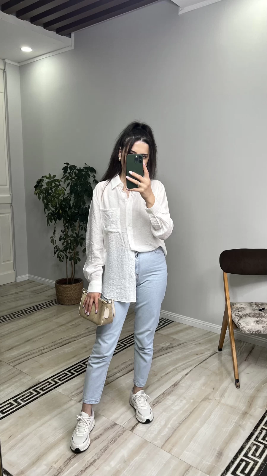 Oversize Tiril Gömlek