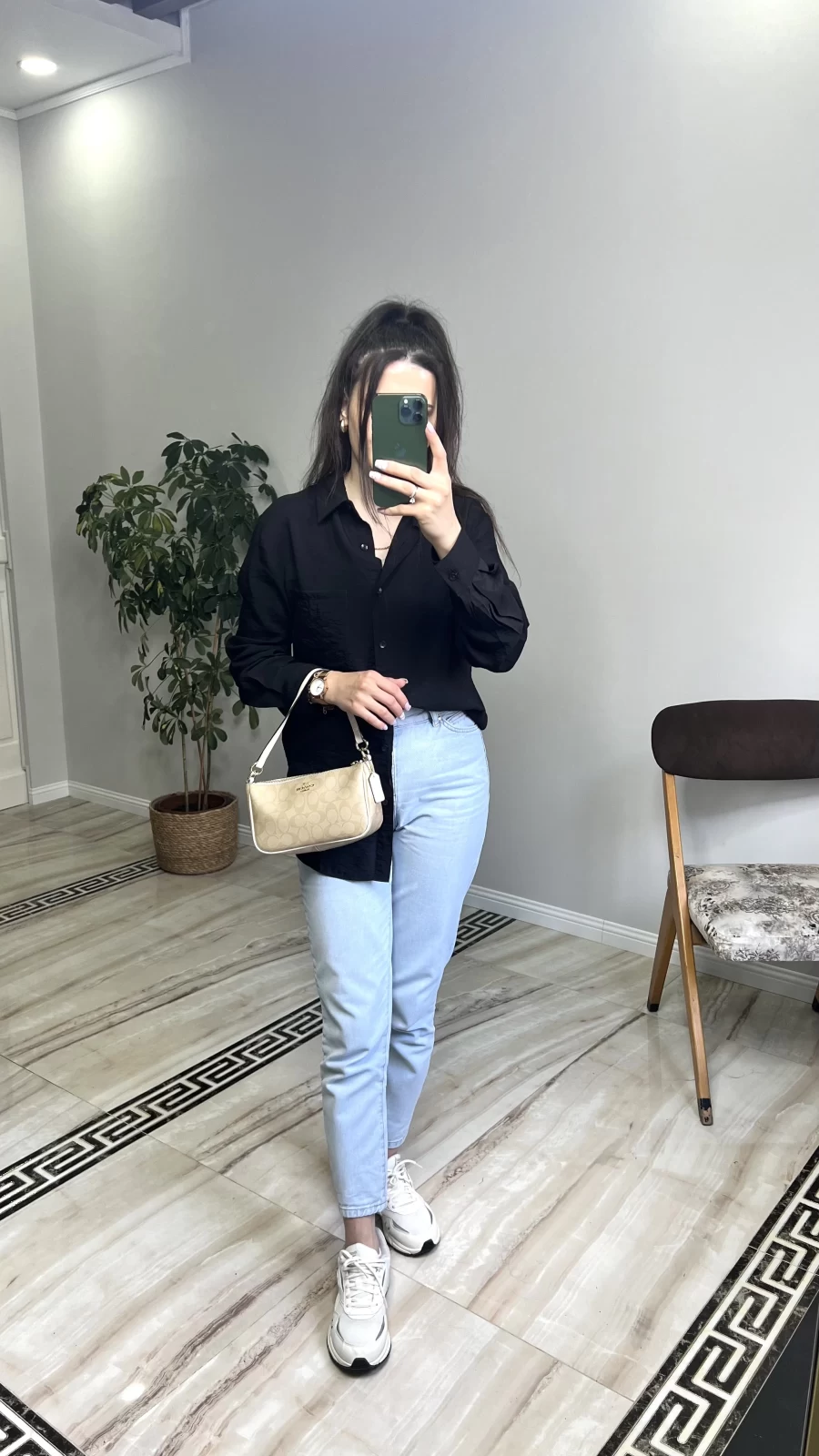 Oversize Tiril Gömlek