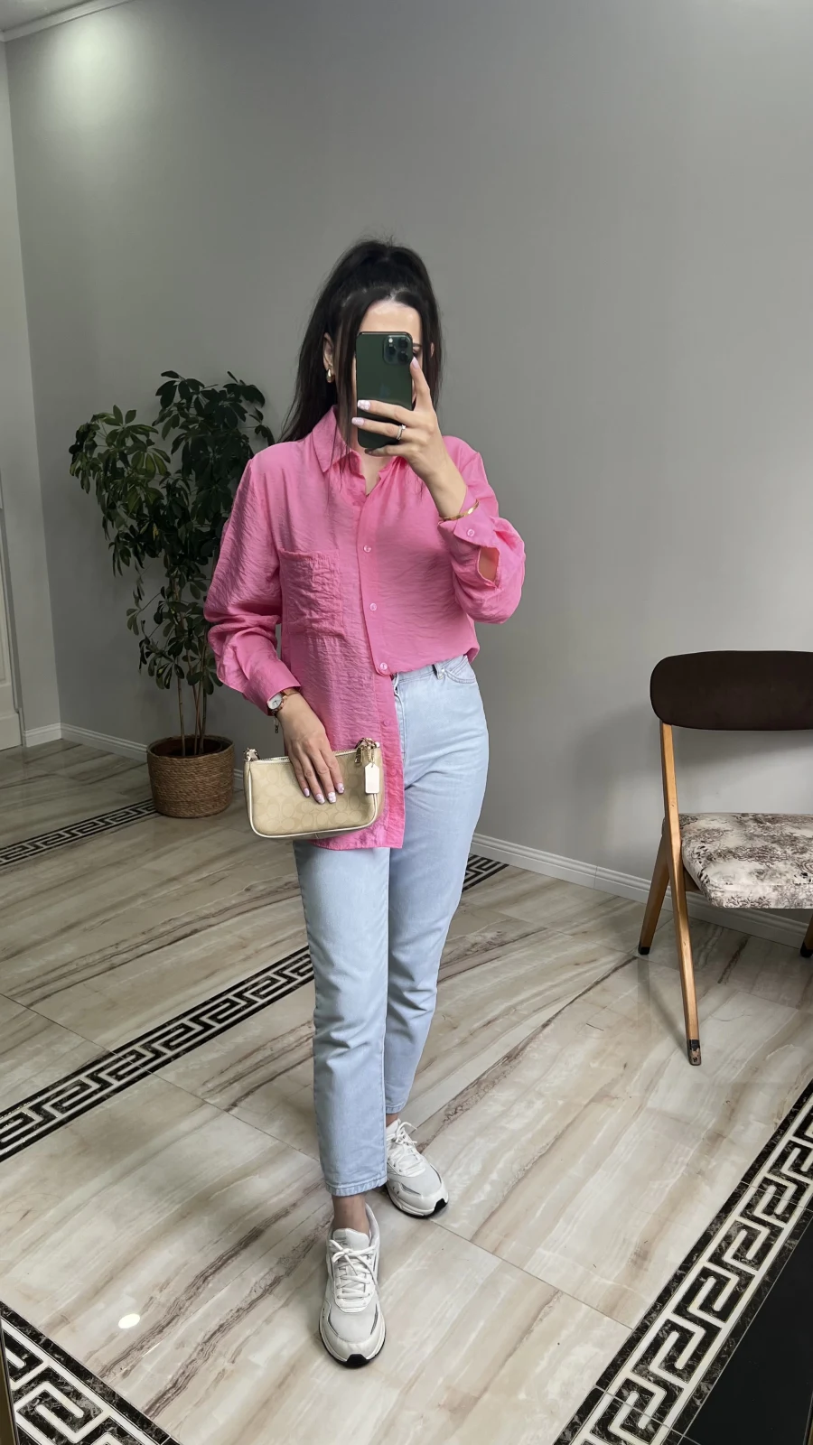 Oversize Tiril Gömlek