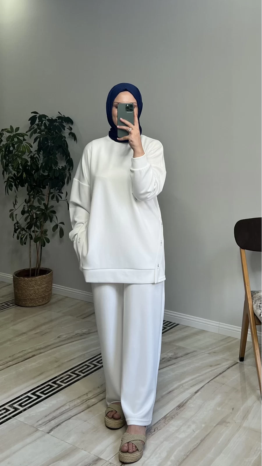 Taş Detaylı Oysho Takım