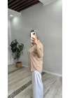 Oversize İnce Çizgili Gömlek