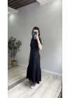 Volan Detaylı Basic Elbise