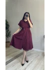 Gömlek Yaka Elbise