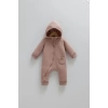 Kız Bebek Koyu Bej Tulum – Konforlu ve Şık Peluş Bebek Tulum