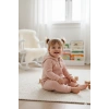 Kız Bebek Pembe Tulum Şık ve Sıcak Kışlık Bebek Tulum