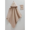 Premium Unisex Kahverengi Havlu 75x90 cm – Yumuşak ve Dayanıklı Bebek Havlusu