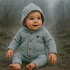 Unisex Triko Bebek 2li Takım – Konforlu ve Şık Triko Bebek Takımı