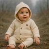 Unisex Triko Bebek 2li Takım – Rahat ve Sıcak Bebek Giyim Seti