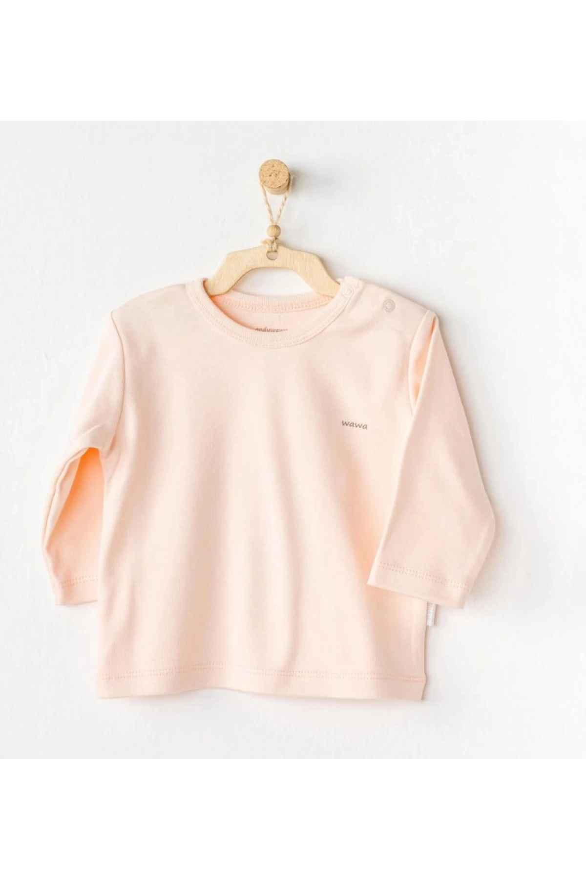 Basic Unisex Bebek Tişört  Pamuk Bebek Giyim