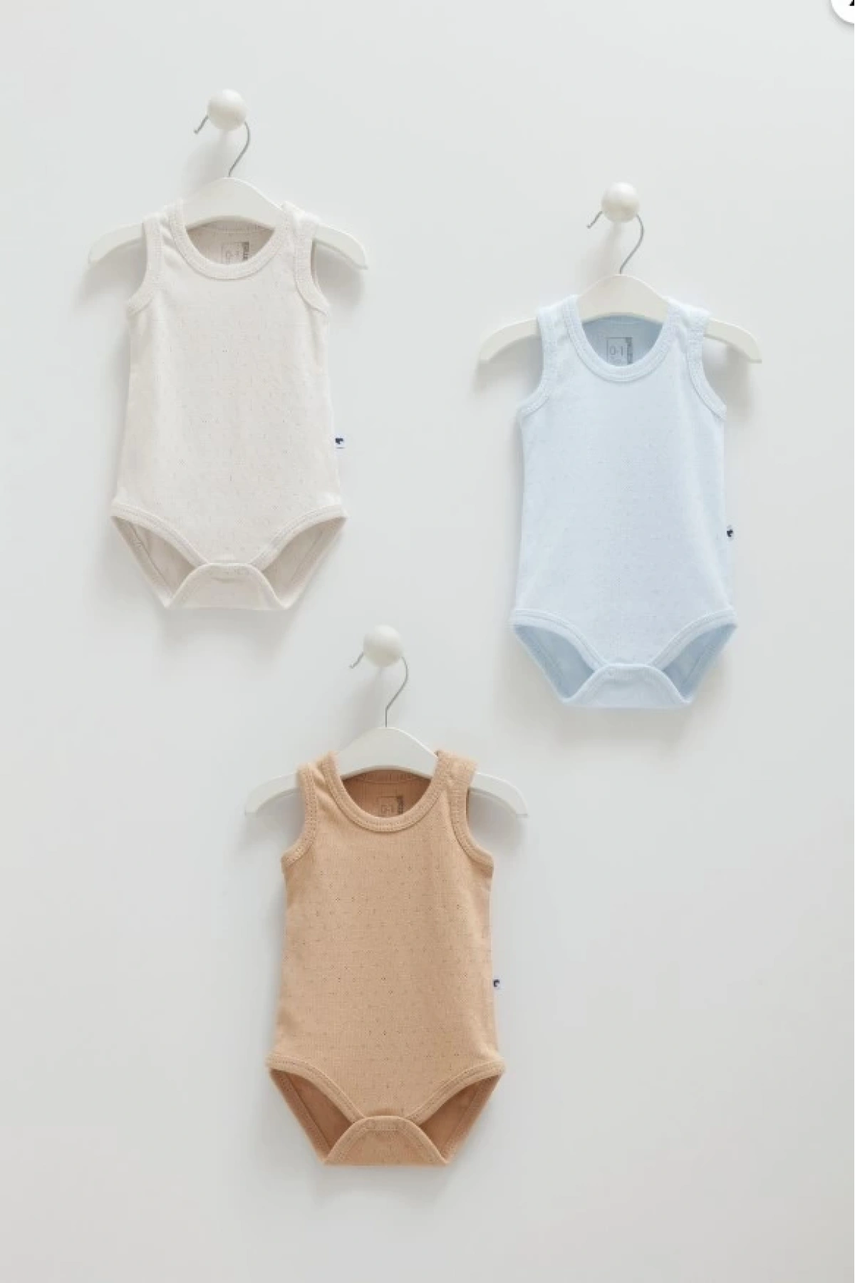 Erkek Bebek Açık Gri 3lü Askılı Body Seti  Günlük Kullanım İçin Rahat Pamuklu Body